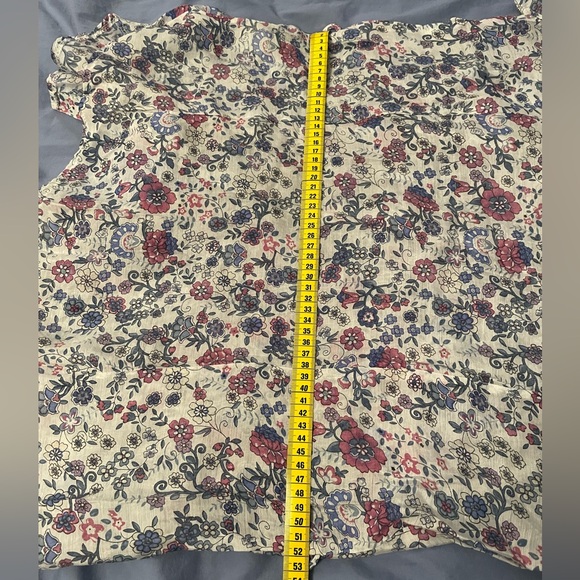 Fittiway Floral Silk blouse - Picture 14 of 15